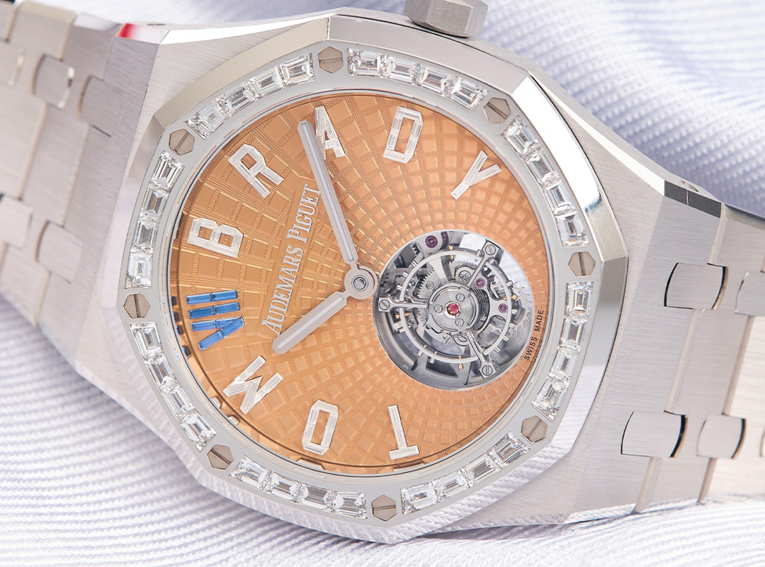 Unikalus Tomo Brady kūrinys Audemars Piguet Royal Oak Tourbillon patenka