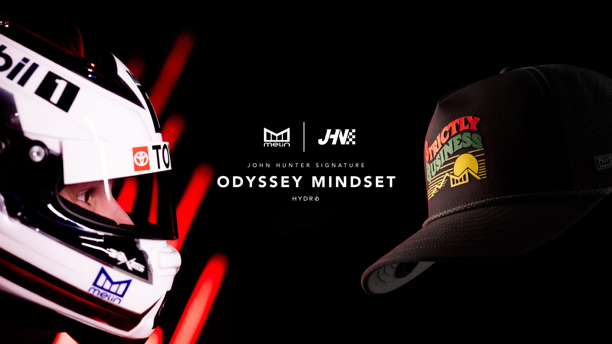 melin x Johno Hunterio Nemecheko naujoji „Strictly Business“ Odisėjos kepurė