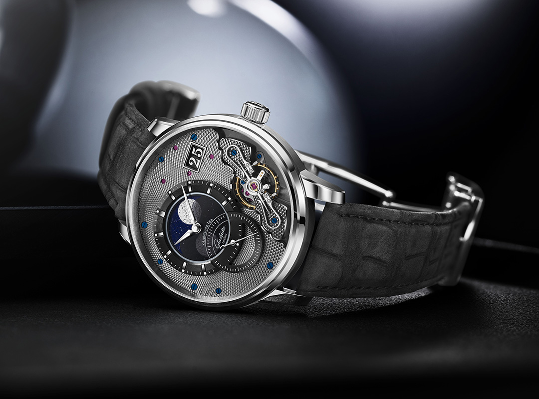 „Glashütte Original“ pristato naują platininį „PanoLunarInverse“, ribotą iki 200