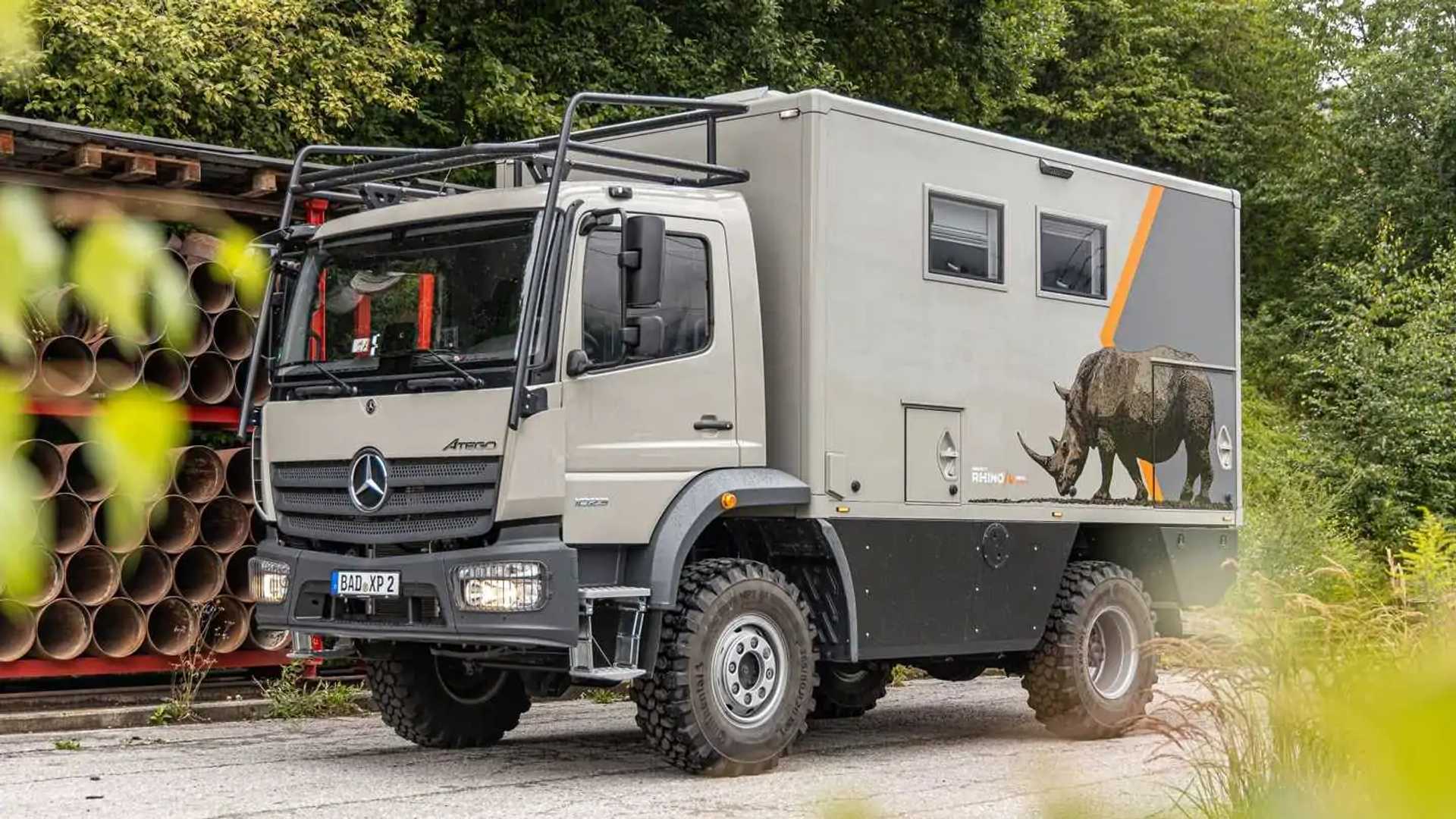 „Mercedes Atego“ sukurtas visureigis yra puiki „Unimog“ alternatyva