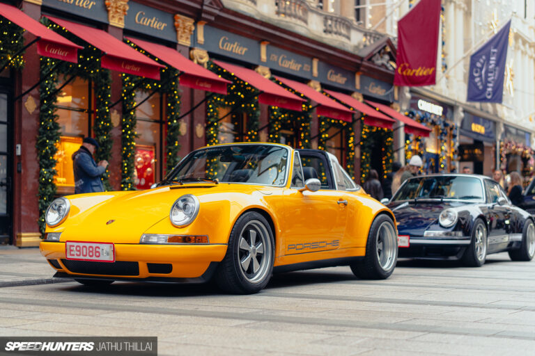 Diena Londone su dviem „Theon Design Porsche 964“.