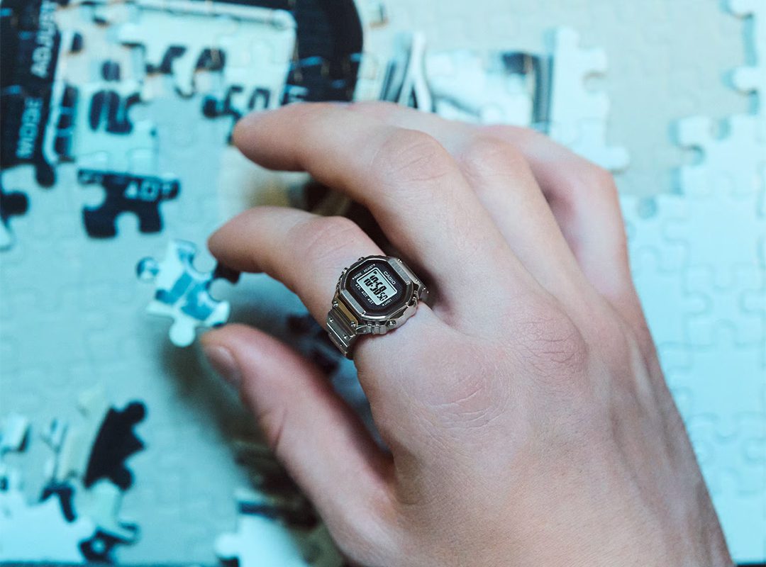 Visiškai naujas „Casio“ žiedinis laikrodis CRW-001