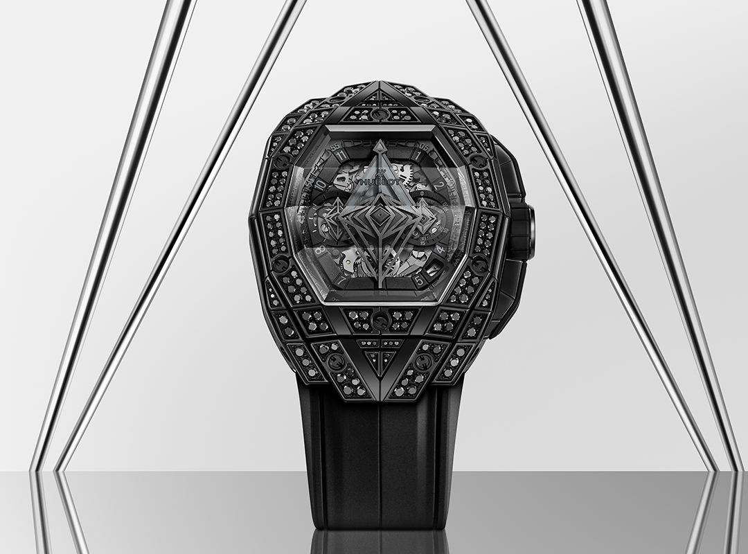 „Hublot“ pristato naują „Big Bang Sang Bleu All Black Pavé“