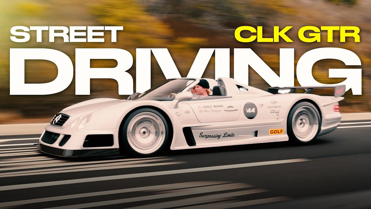 Stebėkite šį 1 iš 6 „Mercedes-Benz CLK GTR Roadster“ kruizą