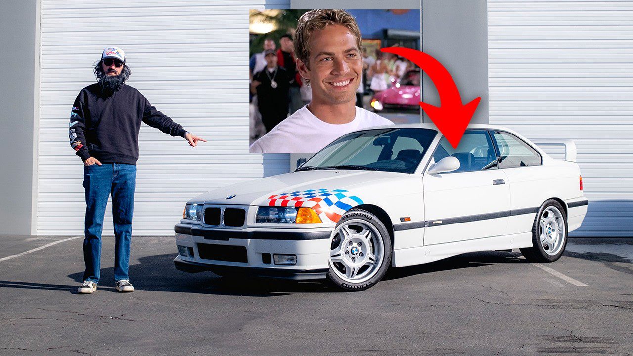 Superautomobilis Ronas demonstruoja savo E36 BMW M3 lengvąjį, kadaise priklausantį