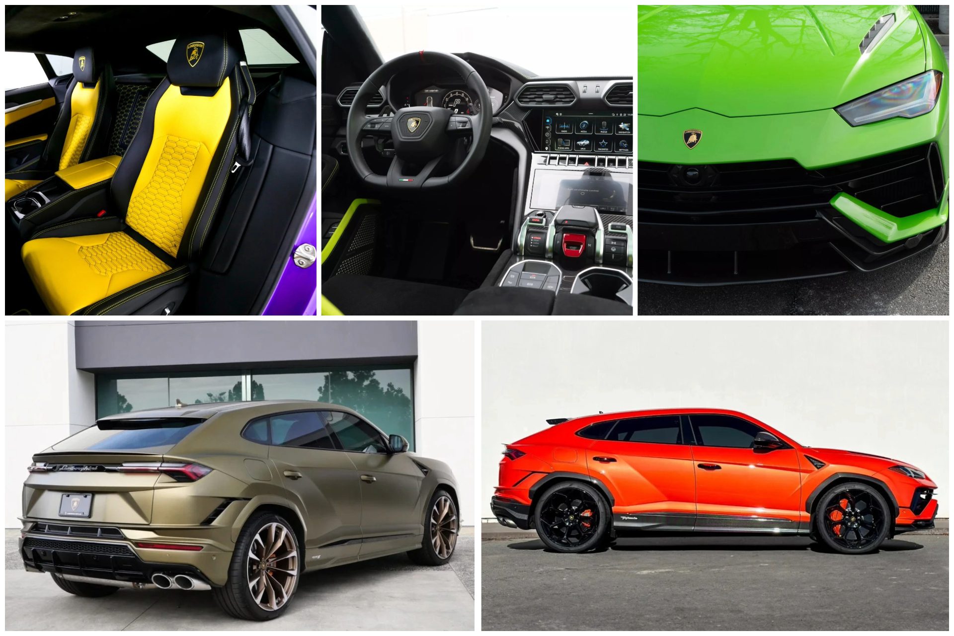 Geriausi parduodami „Lamborghini Urus“ visureigiai