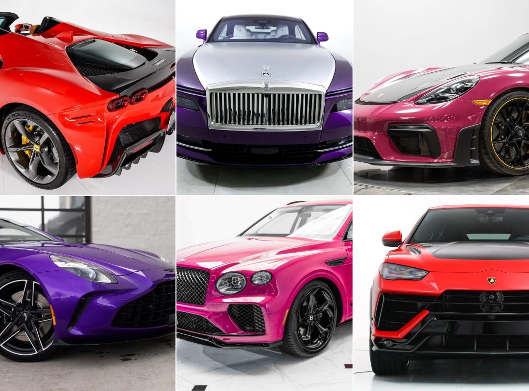 Šį Valentino dieną „Aš myliu tave“ geriausi egzotiški automobiliai, sakantys