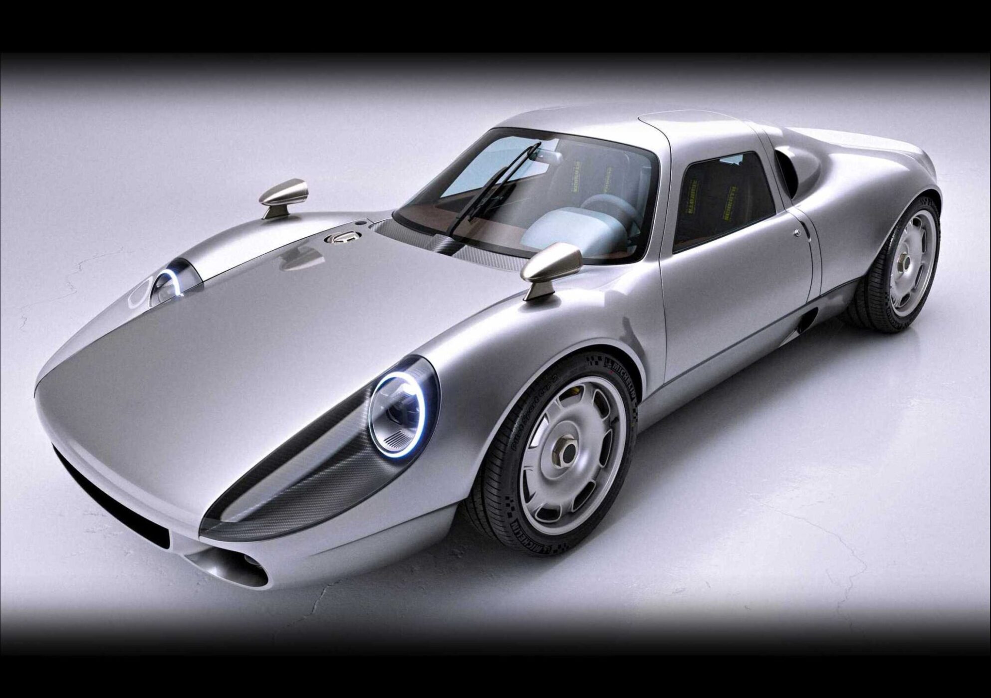 „Aerfal Automotive“ paryškinto 904 „RESTOMOD Vision“ viduje