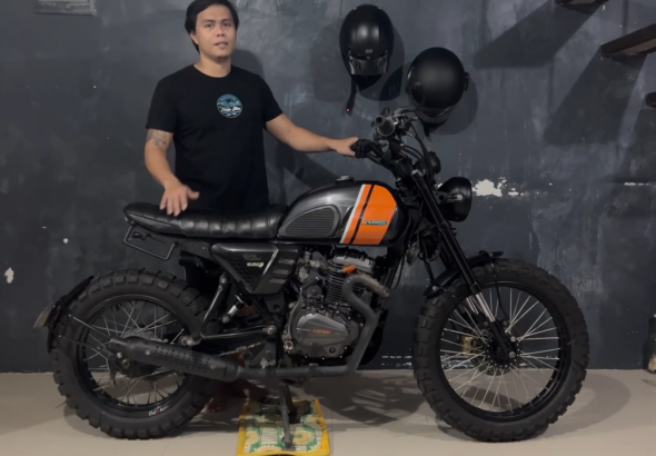 Keeway Cafe Racer 152: nauji atnaujinimai, modifikacijos