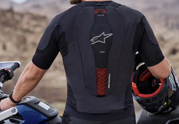 Pavarų apžvalga: Alpinestars Tech-Air 5 plazminių oro pagalvių sistema.